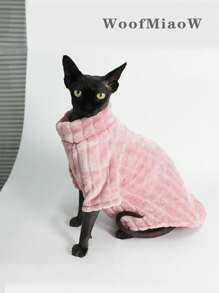 Hairless Cat Clothes, Solid Color Corduroy Thermal Lining, Comfortable & Durable, Suitable For Sphynx & Devon Rex Cats