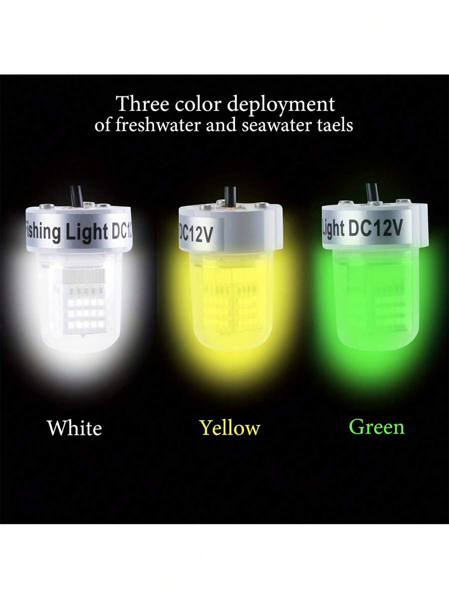 GOTURE Goture 1pc Fishing LED Underwater Fishing Light 5m/16.4ft Main