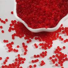 4mm 300pcs Transparent Glass Seed Beads,Small Craft Beads,Small Beads,Pony Beads,Mini Spacer Beads, Loose Beads, Craft Small Glass Beads For For Jewelry Making For DIY Craft