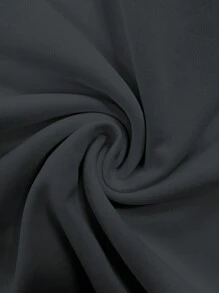 Men's Letter Print Drawstring Hooded Loose Sweatshirt, Casual Wear For Spring And Autumn, Long Sleeve Top - Grey - View 4