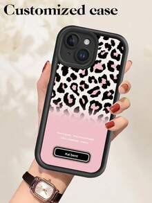 1 件定制文字名称多巴胺个性化全覆盖硅胶镜头保护手机壳，适用于 16/15/14/13/12/11 Pro Max、系列 - 黑色 - 查看 5