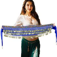 Sparkling Coin Fringe Hip Accessory With Beaded Embellishments For Belly Dance, Carnival & Stage Performances - Multicolor - View 13