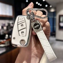 汽车翻盖钥匙包保护壳钥匙扣适用于菲亚特熊猫迷你巴士保护钥匙扣配件汽车配件包挂件学校背包可爱哥特式 Y2k 万圣节配件教师节圣诞节礼物创意包挂绳带身份证夹汽车配件包饰 - 彩色 - 查看 10