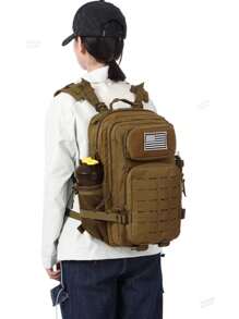 Balo đựng máy tính xách tay THURAM 13 inch 20L Túi đựng đồ tập thể dục có 2 ngăn đựng bình nước, chống thấm nước, đi bộ đường dài, câu cá, săn bắn, ba lô, ba lô ngoài trời, túi đi học, cắm trại, ba lô du lịch, kỳ nghỉ, mùa hè, mang theo, quà tặng Giáng sinh, túi tập thể dục, trở lại trường, túi đựng máy tính xách tay, bãi biển, túi The Sporty Life, túi mùa hè, túi nghỉ xuân, ba lô, túi đi bộ đường dài, túi cuối tuần, ba lô, đồ dùng du lịch phải có, túi lớn - Màu Khaki - Xem 6