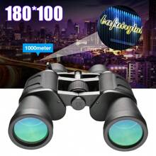 20x50 High Power Binoculars For Adults With Low Light Night Vision, Compact Waterproof Binoculars For Bird Watching Hunting Travel Football Games Stargazing With Carrying Case And Strap - 黑色 - 查看 6