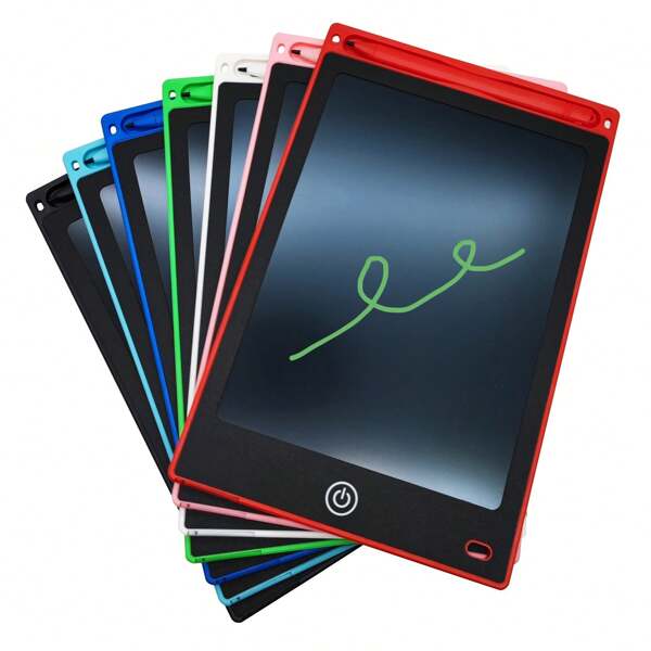 Mesa digitalizadora LCD de 8,5'', tela colorida sólida, bloco de desenho com grafite, quadro de escrita, presente educacional de Natal e aniversário, quadro de aprendizagem, presente de Halloween, Natal e Dia de Ação de Graças, presente de Páscoa, volta às aulas