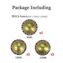 Viên nang Vertuo bằng thép không gỉ có thể tái sử dụng CHỈ tương thích với máy VERTUOLINE NEXT Viên nang nhôm có thể nạp lại 80 150 230ML Phụ kiện cà phê Đồ dùng học tập, - nhiều loại - Xem 19