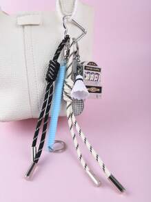 Đồ trang trí treo thời trang Aesthetic Preppy Stuff 2024 Ba lô trang trí Y2k Phụ kiện Móc chìa khóa dễ thương Blogger có cùng móc chìa khóa ô tô cá nhân Móc chìa khóa sáng tạo DIY, Mặt dây chuyền chìa khóa bi-a, Mặt dây chuyền cầu lông, Mặt dây chuyền túi hốc tường, Đồ trang trí túi Lachard dệt tay cho cặp đôi - Nhiều màu - Xem 2