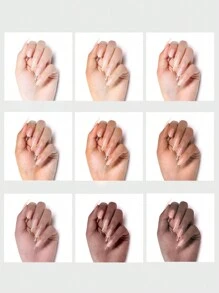 NAILGLOSS 3支装超强力指甲胶，适用于亚克力指甲、甲片、按压式指甲、假指甲，沙龙级刷涂式指甲胶，易于涂抹，持久耐用 - 無色 - 查看 5