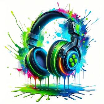 1/2/3 Color Earphone Ironing Stickers, T-Shirt Ironing Stickers, HTV Thermal Transfer Film Ironing Stickers, Color Earphone Thermal Transfer Paper Ironing Stickers, Suitable For Clothing, Clothing, Bags And Handicrafts