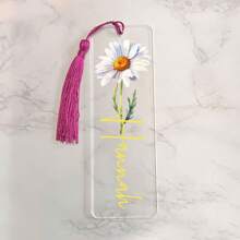 Custom Birth Flower Bookmark, Personalized Floral Bookmark For Women, Acrylic Bookmark Gift, Name Bookmark, Aesthetic Bookmark With Tassel,Ornamental,Multi-Functional,Reusable,Colorful,Vintage,Cute,Cartoon,Modern,Kawaii,Custom,Personalized,Unique,Customized,Custom Stickers Personalized,Ideal Gifts For Him,Ideal Gifts For Her,Boyfriend,Girlfriend,Family,Friends,Children,Middle School Students,High School Senior High School Students,College Students,University Students,Freshman,Sophomore,Underclassmen,Multi-Functional,Ornamental,Reusable,Modern,Colorful,Cute,Vintage,Cartoon,Kawaii,Custom,Personalized,Unique,Customized,Workers,Clients,Students,For Business/Work/Office,For School