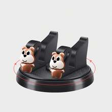 Giá đỡ điện thoại di động xoay 360 độ hình búp bê dễ thương sáng tạo, giá đỡ điện thoại thông minh đa chức năng - màu đen - Xem 4