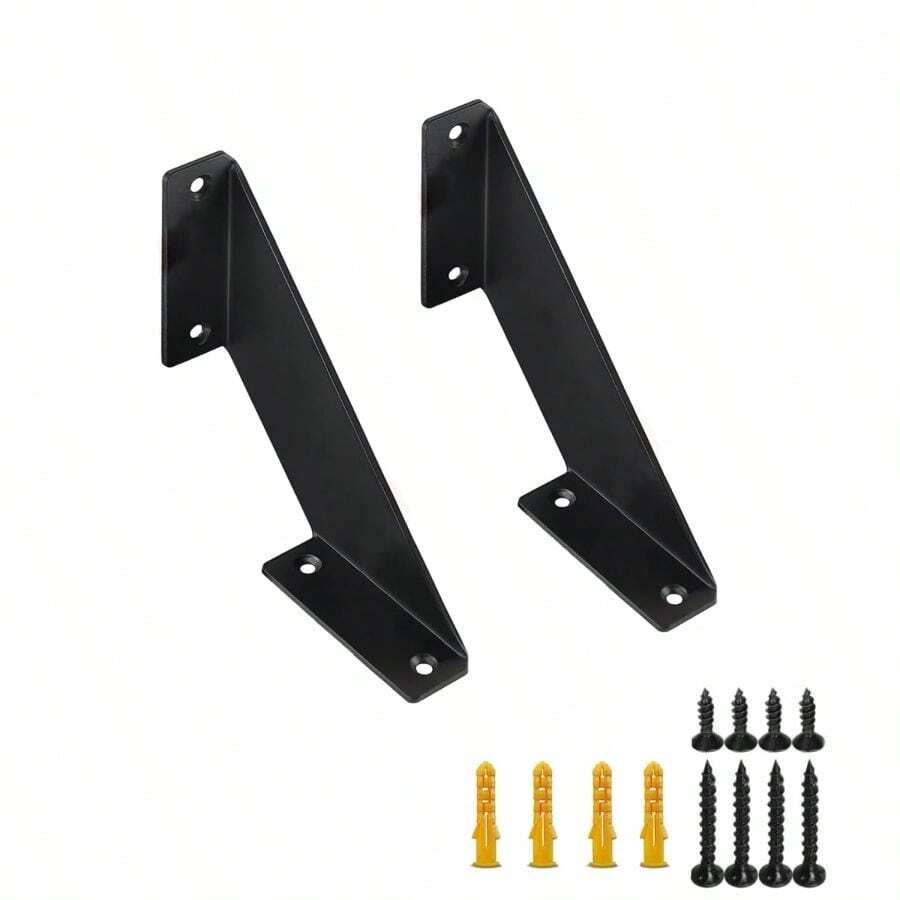 Pack 6 Inch Heavy Duty Corner Shelf Brackets For Floating Shelves