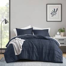 Elegant 3 Pieces Bedding Mini Comforter Set,Cozy Premium Polyester All Season Comforter Sets For Full-Cal King Size,Stylish Home Textile Fits Lux Bedroom Décor,Christmas New Year Holiday Gifts - View 6