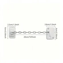 Lock Window Limiter, ABS Material, High-Rise Window Anti-Fall Building, Suitable For Window Locks, Sliding Doors, Window Lock Buckles - Multicolor - View 7