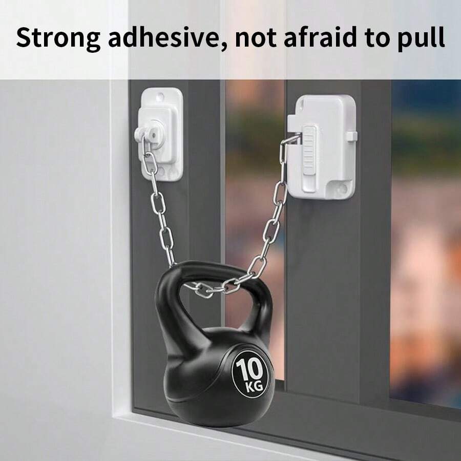 Safety Lock Window Limiter, ABS Material, HighRise Window AntiFall