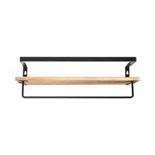 Étagère murale rustique en bois Étagère de cuisine Étagère flottante vintage pour montage mural, étagère murale avec porte-serviettes pour chambre, salon, bureau, salle de bain