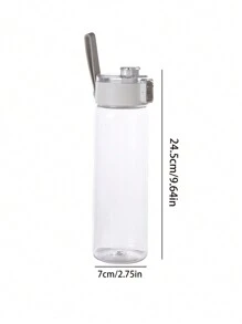 1 件保温水杯，带茶叶浸泡器 - 耐高温、防震、运动和旅行杯，大容量，简约设计，适合办公室、户外、夏季、男女，水瓶 - 無色 - 查看 9