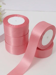 (5 Cuộn Ruy Băng) Hoa Hồng Tự Làm Vật Dụng Ruy Băng Sa Tanh Trang Trí Bánh Gói Quà Tiệc Cưới Nơ Hoa Hồng Tự Làm Vật Liệu Ruy Băng Rộng 4cm/1,57 inch - hình dạng - Xem 21