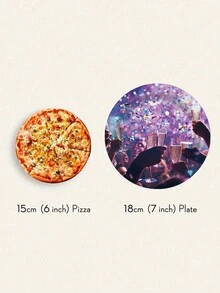 68 件套，包括一次性纸盘、单身派对主题纸盘、7 英寸纸盘、9 英寸纸盘、一次性派对盘子、材料、纸盘、派对配件、派对装饰品、甜点盘，用于派对、聚会、烧烤、野餐、露营、母亲礼物促销 - 彩色 - 查看 5