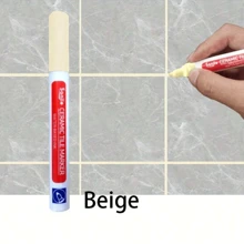 Waterproof Ceramic Tile Joint Pen, White Tile Repair Pen With Anti Mold Filling, Easy-To-Use Gelatin Grout, Suitable For Bathroom And Kitchen Tiles, Compatible With Other Material Surfaces - Multicolor - View 9