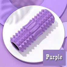 Massage Muscle Roller Stick, Yoga Column Wolf Tooth Rod Foam Roller, Crescent Moon Design, 13cm X 33cm - Multicolor - View 7