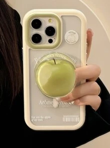 GUCADI 1pc Fruit Element Acrylic Magnetic Phone Case With Magnetic Stand, Original Acrylic Hard Thick Shockproof Cover, Compatible With Apple IPhone 16/15/14/13/12/11 Series