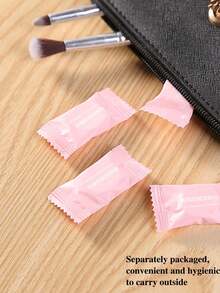 10/20 chiếc khăn nén Mini Tablets dùng một lần Khăn mặt di động dùng cho du lịch, cắm trại, đi bộ đường dài, thể thao, thẩm mỹ viện, khăn lau tay tại nhà - Hồng - Xem 3