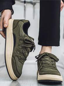 Men's New Classic Versatile Comfortable Thick Sole Low-Top Casual Sports Sneakers And Skate Shoes