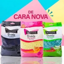 Depimiel Hot Depilatory Wax Anesthetic And Elastic Professional Granules 500g - 黑泥 - 查看 7