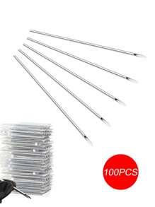 AVYRING 12G 14G 16G 18G 20G 5/10/30/50/100pcs Piercing Needles Disposable Body Piercing Needles Ear Nose Navel Nipple Piercing Kits