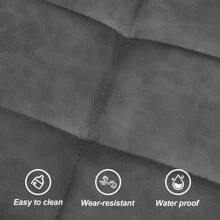 CLIPOP Bar Stools Set Of 2 Faux Leather Breakfast Dining Chairs With Backrest And Metal Legs, High Dining Stools For Bar Pub Kitchen Counter Island - Grey - View 9