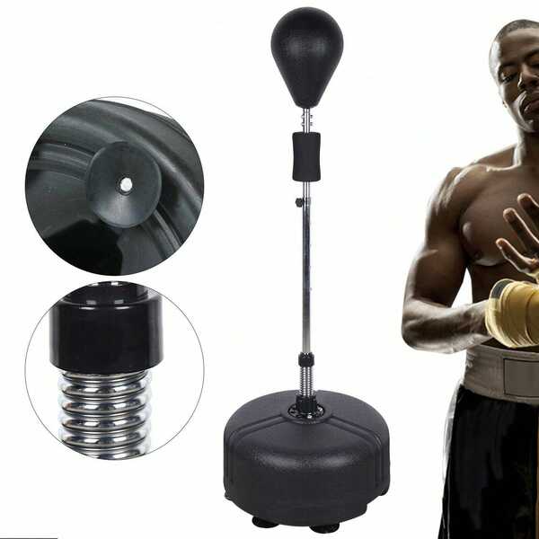 Sac de boxe réglable adultes enfants boxe punching ball boxe fin