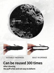 1/2/4/6/8 件化妆海绵/粉扑，洁面海绵，超细纤维卸妆棉，面部和身体清洁海绵，去黑头，柔软面部清洁，卸妆棉，洁面工具 - 彩色 - 查看 3