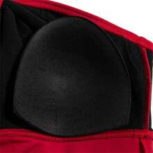 Speedo Women One-Piece Princess Style Asymmetrical Thick Strap Swimsuit - Red - View 7