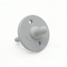 1pc Silicone Baby Pacifier, Multi-Color Available, Suitable For Baby Gripping, Christmas Gift - Multicolor - View 10