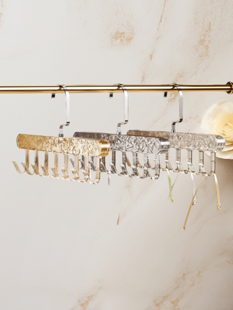 Strap Hanger, Multifunctional Underwear Vest Storage Artifact, Household Dormitory Plastic Transparent Hook, Wave Drying Rack