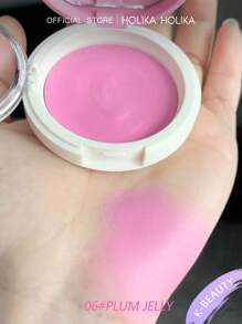 HOLIKA HOLIKA Rubor de gelatina 06# Tono ciruela, textura suave, excelente pigmentación, ligero y construible, rubor en crema coreano, 4.2g / 0.14oz | Maquillaje coreano - 06# JALEA DE CIRUELA - Ver 2