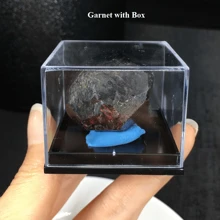 100% 纯天然水晶矿物标本，带盒，适合教学或家居装饰，最佳礼物 - 彩色 - 查看 18