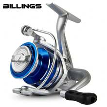 BILLINGS Spinning Fishing Reel,22LB Max Drag With Metal Spool,CNC Fold Rocker Left/Right Interchangeable,5.2:1 Gear Ratio Fishing Reel,Suitable For Freshwater And Saltwater - Blue - View 1