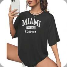 Women's 100% Premium Cotton Lightweight T-Shirt - 黑色 - 查看 3