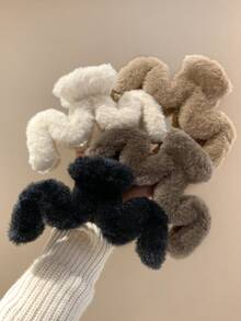 Bộ 2 kẹp tóc hình móng vuốt sang trọng & cao cấp cho nữ, phụ kiện tóc thanh lịch cỡ lớn, mùa thu/đông - Xem 6