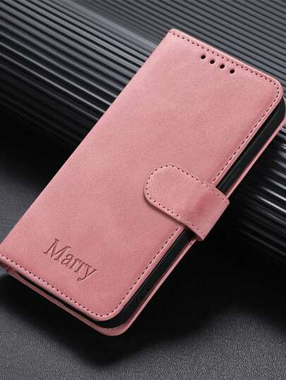 Spersonalizowane etui na telefon kompatybilne z 16 15 14 13 12 11 Pro Max kompatybilne z Samsung Galaxy S24 S23 S22 Ultra A55 A54 A53 A52 5G Spersonalizowane inicjały Nazwa 3D DIY Grawerowane złote litery Tylna obudowa Technologia tłoczenia na gorąco Luksusowy portfel z klapką Uchwyt na karty Stojak Skórzane etui odporne na wstrząsy Skórzane etui Prezenty świąteczne dla ukochanej osoby Przyjaciół Rodziny Ciebie