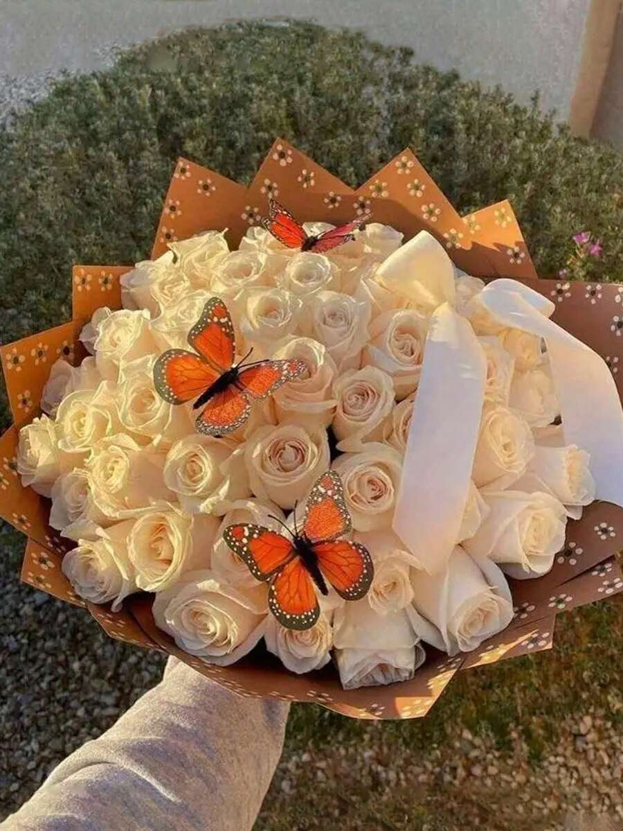 1/10/0 件防水花卉包装纸墨西哥风格防水巴罗风格花束鲜花包装纸花店工艺用品花卉包装纸 - 彩色 - 查看 1