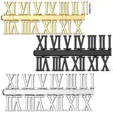 1pc Digital Clock Number Set, Includes Arabic Numerals And Roman Numerals, DIY Clock Numbering Replacement Parts For Clock Repair And Design,Home Decor ,Room Decor Alarm Clock Bedroom Decor Dormitory Decor Back To School - Multicolor - View 8