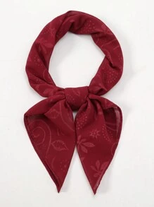 1pc Bandana Embossed Square Scarf Head Wrap - Multicolor - View 2