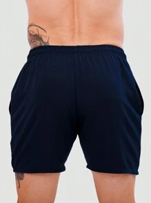KIT 3 Men's Basic Resin Shorts With Pockets Training Gym Running