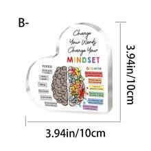 1 件“超棒老师”书形亚克力桌面装饰，是学生返校或教师节时送给老师的理想礼物 - 彩色 - 查看 19