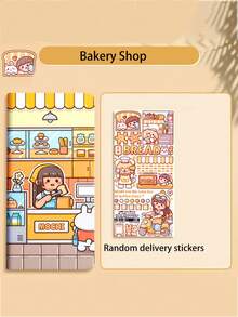 1 cuốn sổ tay bìa cứng sáng tạo Mini Mochi dạng lưới kèm bộ nhãn dán phù hợp, sổ nhật ký chấm bi dễ thương cho nữ, thích hợp để lập kế hoạch hàng ngày, ghi chú, trích dẫn cổ điển - Nhiều màu - Xem 8