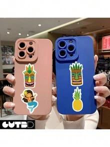 GUTBD 50 miếng dán hoạt hình Xiaoqing mới vui nhộn DIY trang trí ốp lưng điện thoại IPad ván trượt chống thấm nước - Nhiều màu - Xem 11